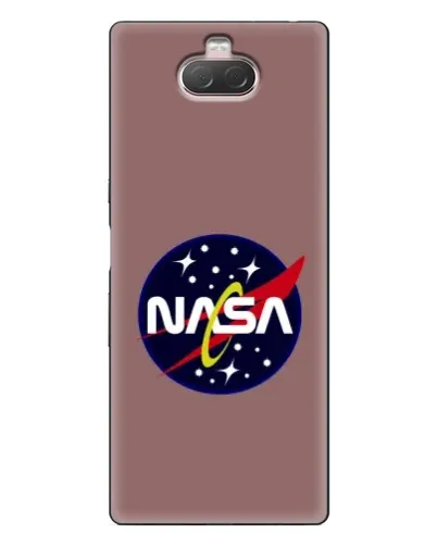 Чехол для Sony Xperia 10 с картинкой «NASA — ретро космос» Чехол для Sony Xperia 10 с картинкой «NASA — ретро космос»