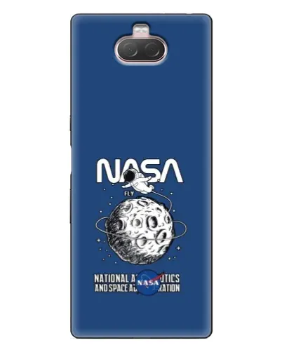 Чехол для Sony Xperia 10 с картинкой «NASA — лунная миссия» Чехол для Sony Xperia 10 с картинкой «NASA — лунная миссия»