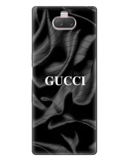 Чехол для Sony Xperia 10 с картинкой «Gucci — шелковые волны» Чехол для Sony Xperia 10 с картинкой «Gucci — шелковые волны»