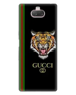Чехол для Sony Xperia 10 с картинкой «Тигр Gucci» Чехол для Sony Xperia 10 с картинкой «Тигр Gucci»