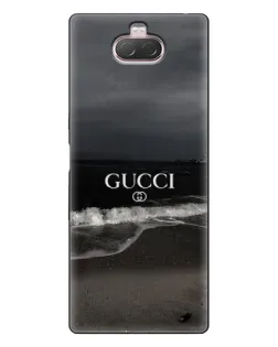 Чехол для Sony Xperia 10 с картинкой «Gucci — морской прибой»