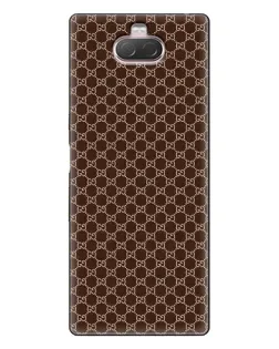 Чехол для Sony Xperia 10 с картинкой «Gucci — шоколадная сетка» Чехол для Sony Xperia 10 с картинкой «Gucci — шоколадная сетка»