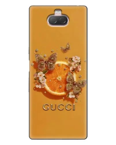 Чехол для Sony Xperia 10 с картинкой «Gucci — золотые бабочки» Чехол для Sony Xperia 10 с картинкой «Gucci — золотые бабочки»