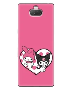 Чехол для Sony Xperia 10 с картинкой «Kuromi и My Melody» Чехол для Sony Xperia 10 с картинкой «Kuromi и My Melody»