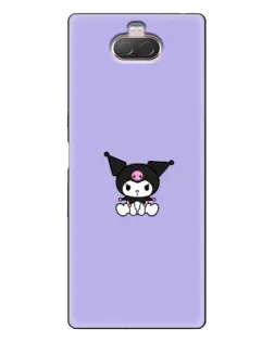 Чехол для Sony Xperia 10 с картинкой «Kuromi — фиолетовый минимализм» Чехол для Sony Xperia 10 с картинкой «Kuromi — фиолетовый минимализм»