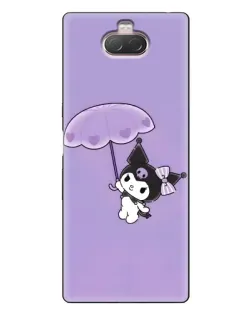 Чехол для Sony Xperia 10 с картинкой «Kuromi с зонтиком» Чехол для Sony Xperia 10 с картинкой «Kuromi с зонтиком»