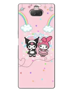 Чехол для Sony Xperia 10 с картинкой «My Melody и Kuromi» Чехол для Sony Xperia 10 с картинкой «My Melody и Kuromi»