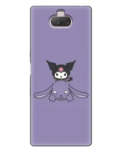 Чехол для Sony Xperia 10 с картинкой «Kuromi на лиловом фоне» Чехол для Sony Xperia 10 с картинкой «Kuromi на лиловом фоне»