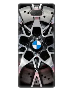 Чехол для Sony Xperia 10 с картинкой «BMW — деталь диска»