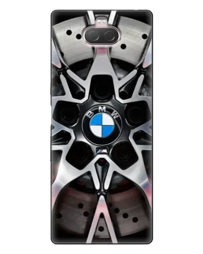 Чехол для Sony Xperia 10 с картинкой «BMW — деталь диска»