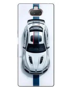Чехол для Sony Xperia 10 с картинкой «Вид сверху — BMW M»
