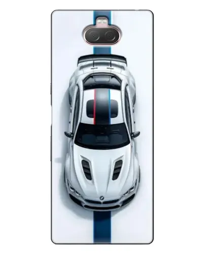 Чехол для Sony Xperia 10 с картинкой «Вид сверху — BMW M»