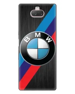 Чехол для Sony Xperia 10 с картинкой «BMW M-stripes стиль»