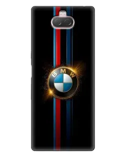 Чехол для Sony Xperia 10 с картинкой «BMW M-Power неон»