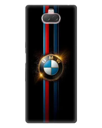 Чехол для Sony Xperia 10 с картинкой «BMW M-Power неон»