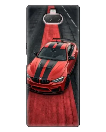 Чехол для Sony Xperia 10 с картинкой «BMW на красной дорожке»