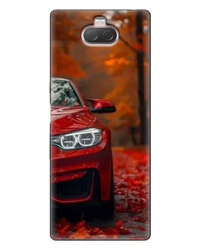 Чехол для Sony Xperia 10 с картинкой «Осенняя BMW M4»