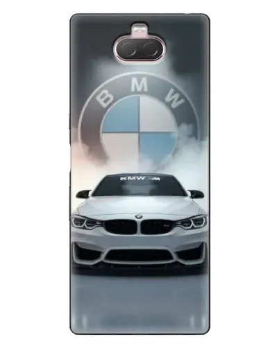 Чехол для Sony Xperia 10 с картинкой «BMW в белом дыму» Чехол для Sony Xperia 10 с картинкой «BMW в белом дыму»