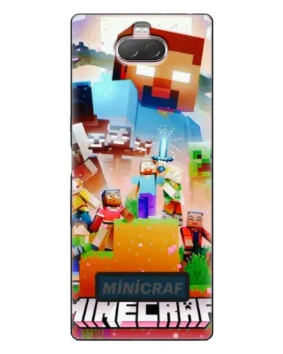 Чехол для Sony Xperia 10 с картинкой «Minecraft герои игры» Чехол для Sony Xperia 10 с картинкой «Minecraft герои игры»