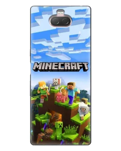 Чехол для Sony Xperia 10 с картинкой «Minecraft классический мир» Чехол для Sony Xperia 10 с картинкой «Minecraft классический мир»