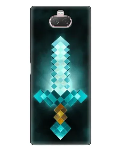 Чехол для Sony Xperia 10 с картинкой «Алмазный меч неон» Чехол для Sony Xperia 10 с картинкой «Алмазный меч неон»