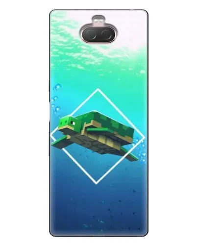 Чехол для Sony Xperia 10 с картинкой «Черепаха Minecraft» Чехол для Sony Xperia 10 с картинкой «Черепаха Minecraft»