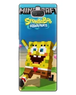 Чохол для Sony Xperia 10 з картинкою «Губка Боб Minecraft» Чохол для Sony Xperia 10 з картинкою «Губка Боб Minecraft»