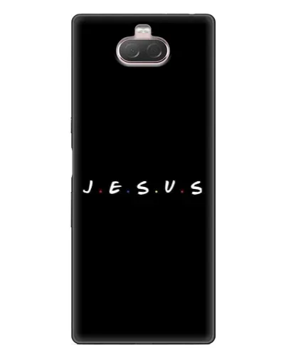 Чехол для Sony Xperia 10 с картинкой «Точки веры J.E.S.U.S.» Чехол для Sony Xperia 10 с картинкой «Точки веры J.E.S.U.S.»