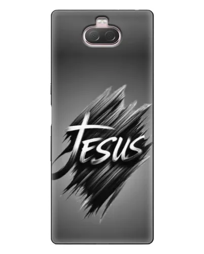 Чехол для Sony Xperia 10 с картинкой «Надпись Jesus Graffiti» Чехол для Sony Xperia 10 с картинкой «Надпись Jesus Graffiti»
