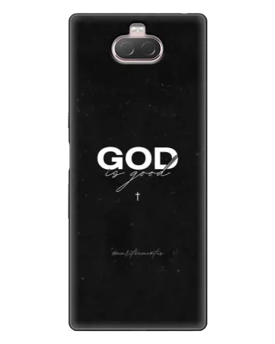 Чехол для Sony Xperia 10 с картинкой «GOD — Бог над всем» Чехол для Sony Xperia 10 с картинкой «GOD — Бог над всем»