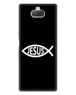 Чехол для Sony Xperia 10 с картинкой «Классический Jesus»