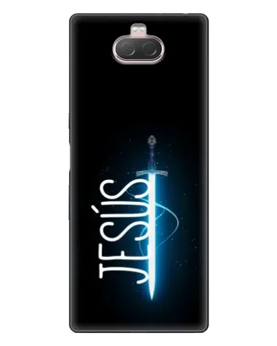 Чехол для Sony Xperia 10 с картинкой «Меч Духа Jesus» Чехол для Sony Xperia 10 с картинкой «Меч Духа Jesus»