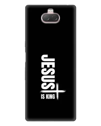 Чехол для Sony Xperia 10 с картинкой «Вертикаль веры Jesus» Чехол для Sony Xperia 10 с картинкой «Вертикаль веры Jesus»