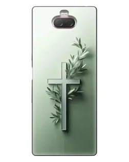 Чехол для Sony Xperia 10 с картинкой «Оливковая ветвь»