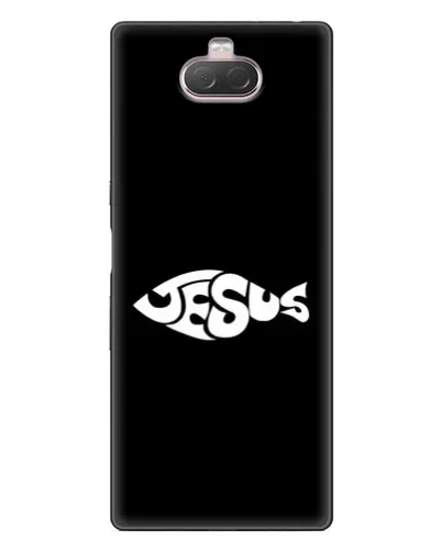 Чехол для Sony Xperia 10 с картинкой «Рыба Jesus» Чехол для Sony Xperia 10 с картинкой «Рыба Jesus»