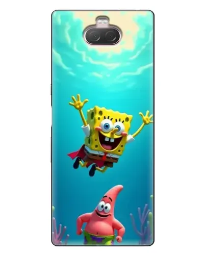 Чехол для Sony Xperia 10 с картинкой «Спанч Боб под водой» Чехол для Sony Xperia 10 с картинкой «Спанч Боб под водой»
