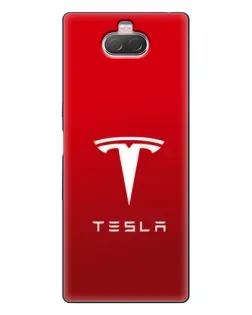 Чехол для Sony Xperia 10 с картинкой «Tesla Red Classic»