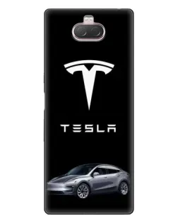 Чехол для Sony Xperia 10 с картинкой «Tesla Model Y» Чехол для Sony Xperia 10 с картинкой «Tesla Model Y»