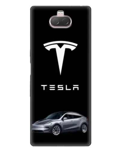 Чехол для Sony Xperia 10 с картинкой «Tesla Model Y»