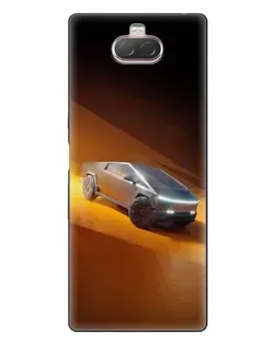 Чехол для Sony Xperia 10 с картинкой «Cybertruck в пустыне» Чехол для Sony Xperia 10 с картинкой «Cybertruck в пустыне»