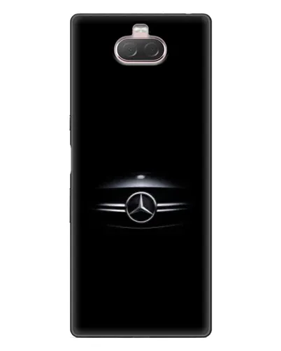 Чехол для Sony Xperia 10 с картинкой «Mercedes — абстрактные линии»