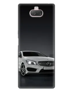 Чехол для Sony Xperia 10 с картинкой «Mercedes AMG GT Silver»