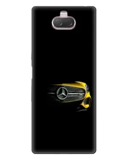 Чехол для Sony Xperia 10 с картинкой «Mercedes — ретро стиль»