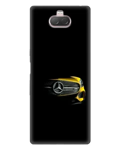 Чехол для Sony Xperia 10 с картинкой «Mercedes — ретро стиль»