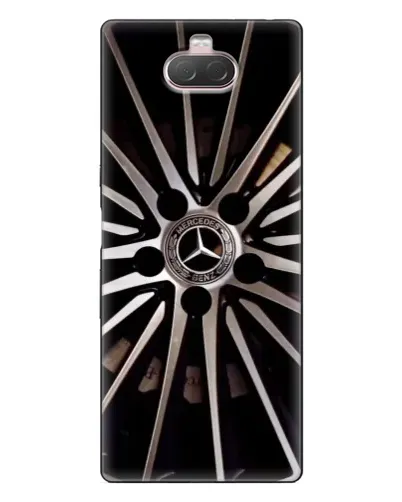 Чехол для Sony Xperia 10 с картинкой «Диск Mercedes»