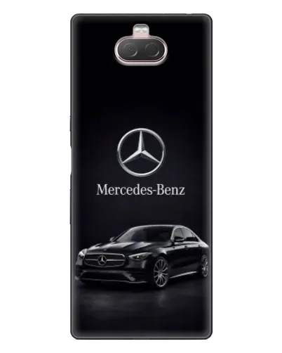 Чехол для Sony Xperia 10 с картинкой «Mercedes — решетка радиатора»