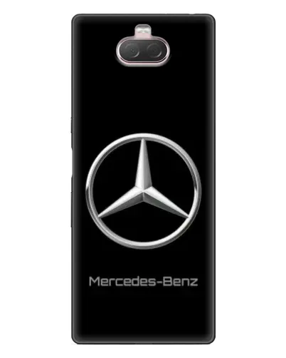 Чехол для Sony Xperia 10 с картинкой «Mercedes Silver Logo»