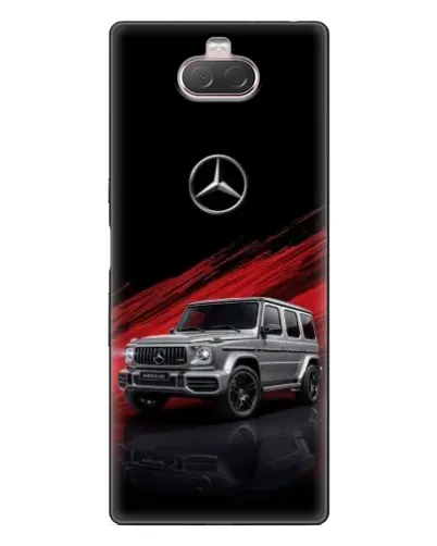Чехол для Sony Xperia 10 с картинкой «Mercedes G-Class красный»
