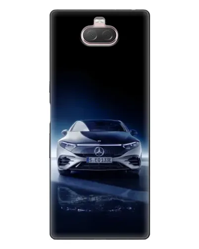 Чехол для Sony Xperia 10 с картинкой «Ночной Mercedes EQ»