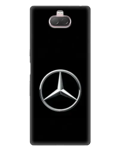Чехол для Sony Xperia 10 с картинкой «Mercedes классический лого»